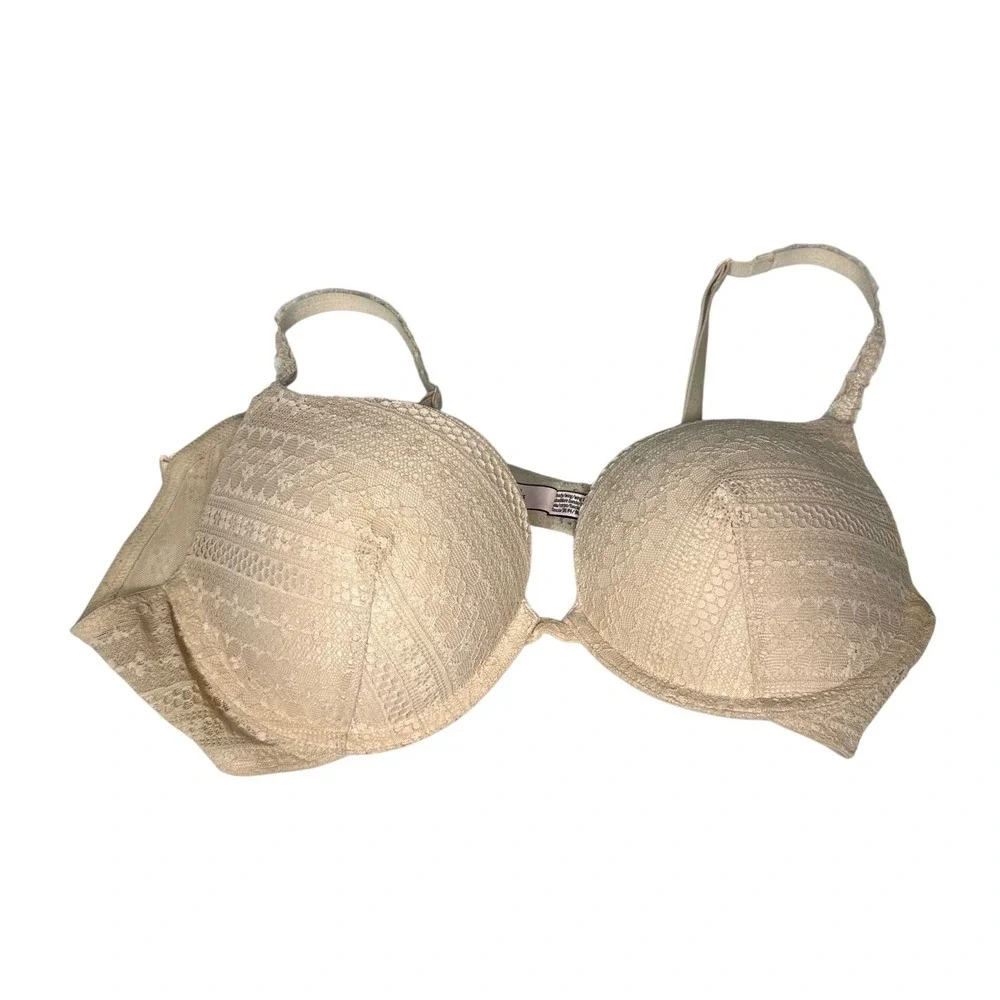 Victoria's Secret‎ Push Up Bra Size 34D Cream